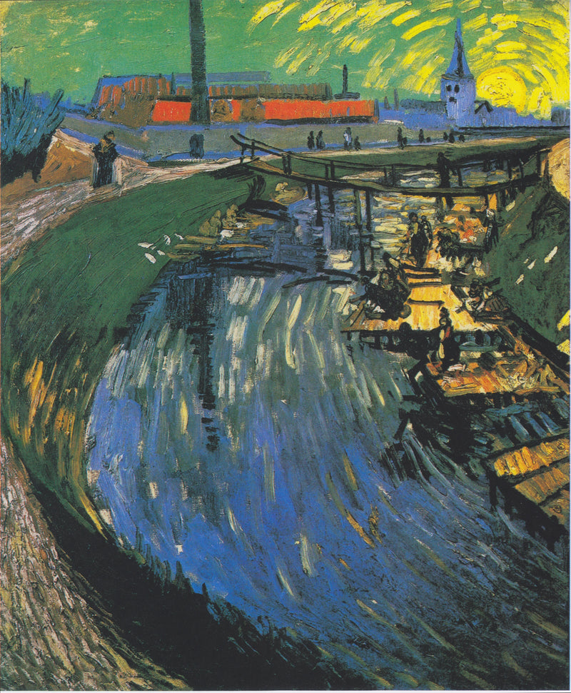Canale con donne che si lavano - Vincent van Gogh