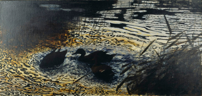 Anatre selvatiche della sera (La pelle del leopardo) - Bruno Liljefors