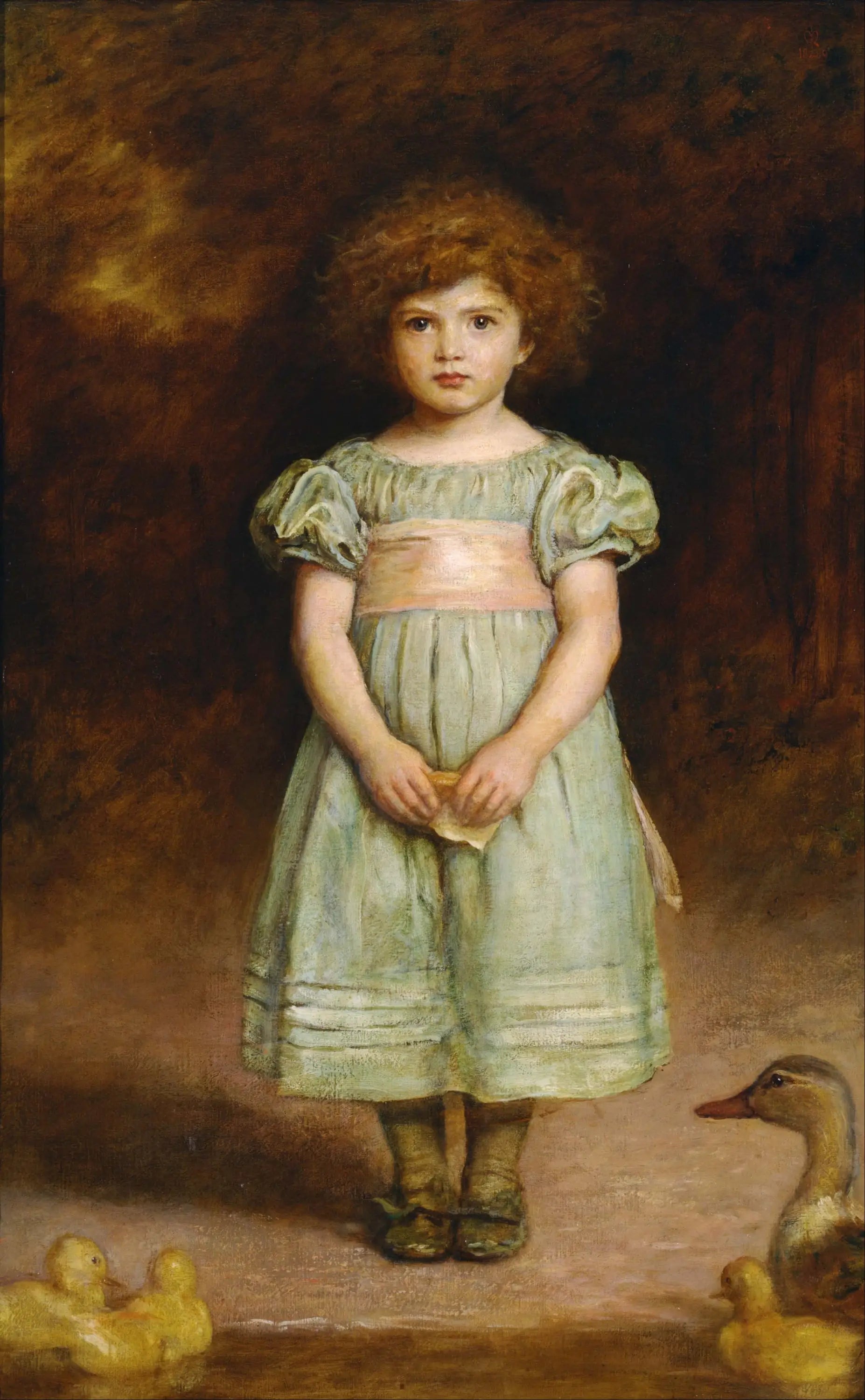 Canetons - John Everett Millais image 1 copie de tableau peinte à la main