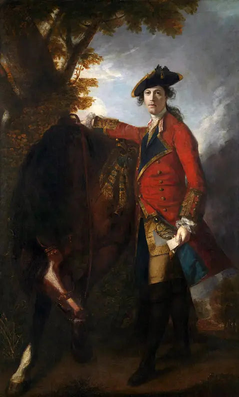 Capitaine Robert Orme - Joshua Reynolds image 1 copie peinte à la main à l’huile