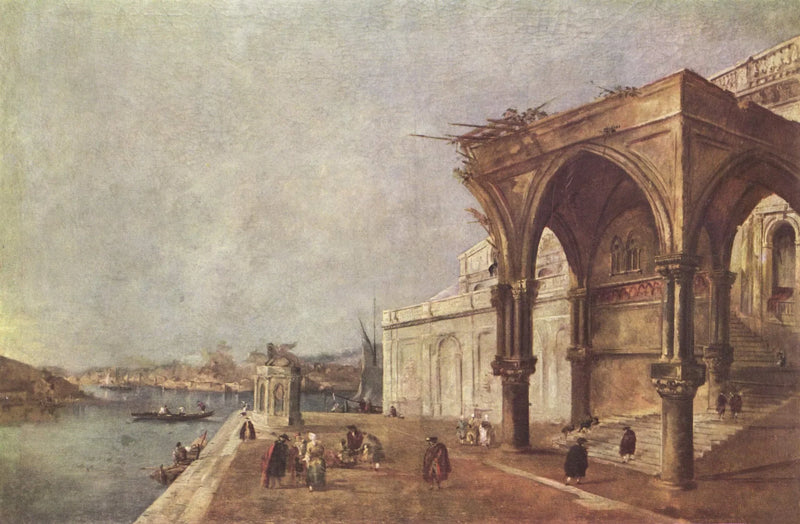 Capriccio sui temi veneziani - Francesco Guardi