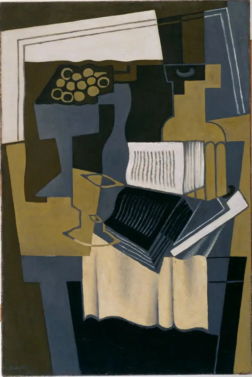 Caraffa e libro - Juan Gris