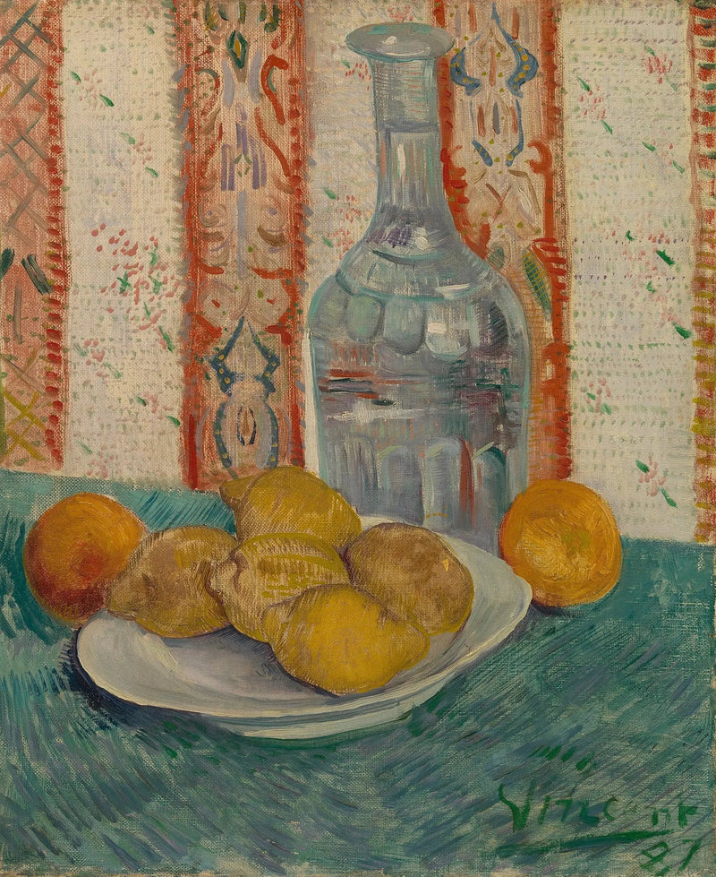 Caraffa e piatto con agrumi - Vincent van Gogh