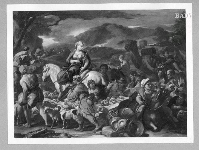 Caravane + de nombreux animaux - Luca Giordano - Alpha Reproduction