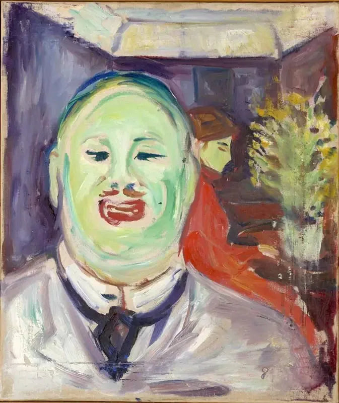 Caricatura di Henrik Lund - Edvard Munch