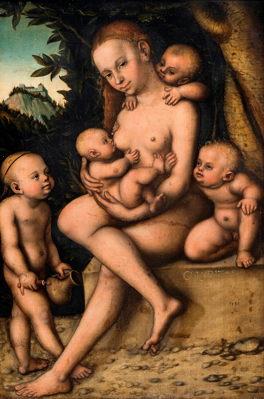 Caritas (Charité) - Lucas Cranach il Vecchio
