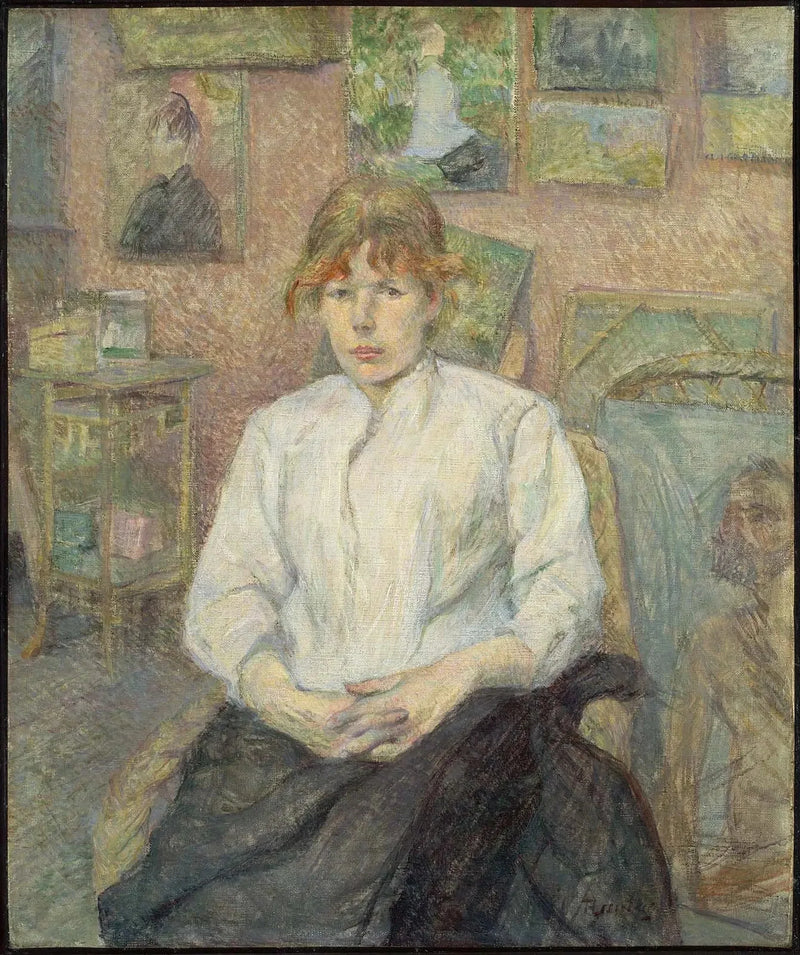 Carmen Gaudin nel laboratorio dell'artista - Henri de Toulouse-Lautrec