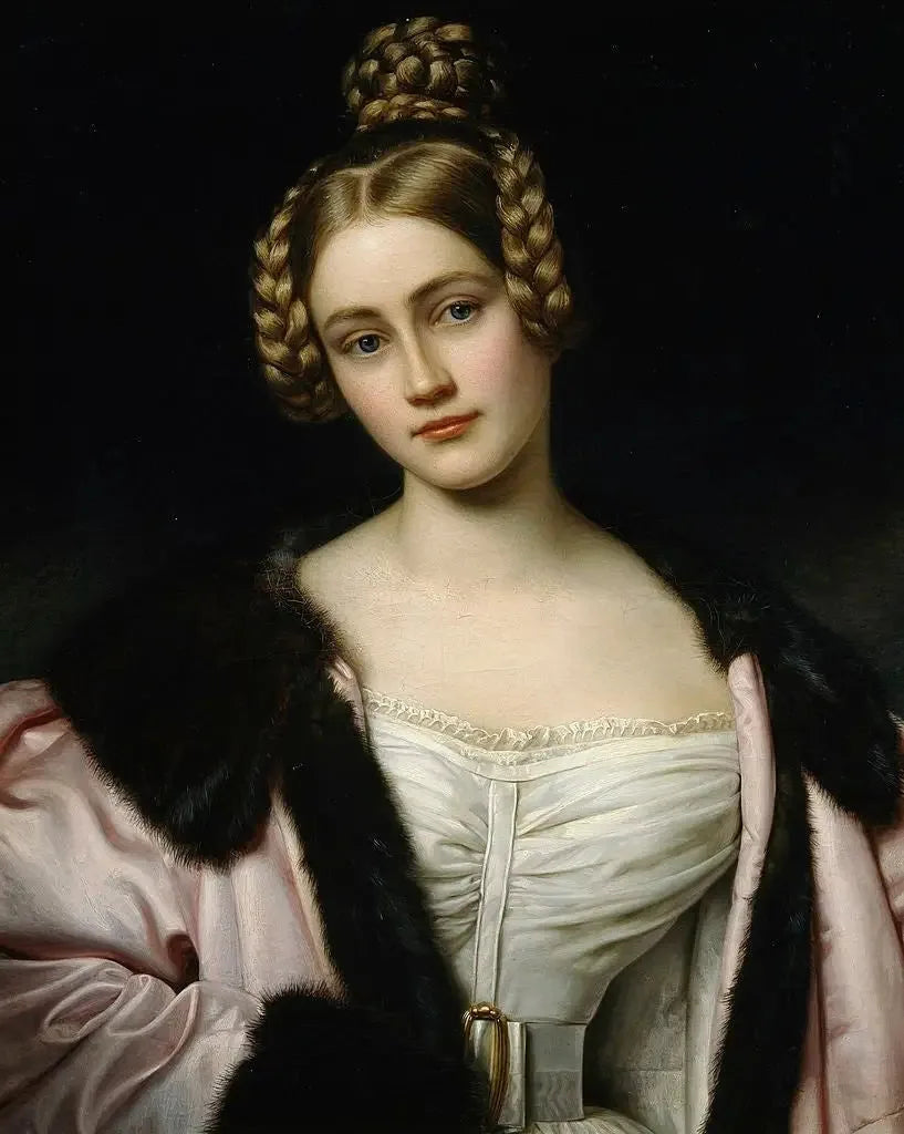 Caroline von Holnstein de Fronberg - Joseph Karl Stieler image 1 tableau peint à l’huile sur toile