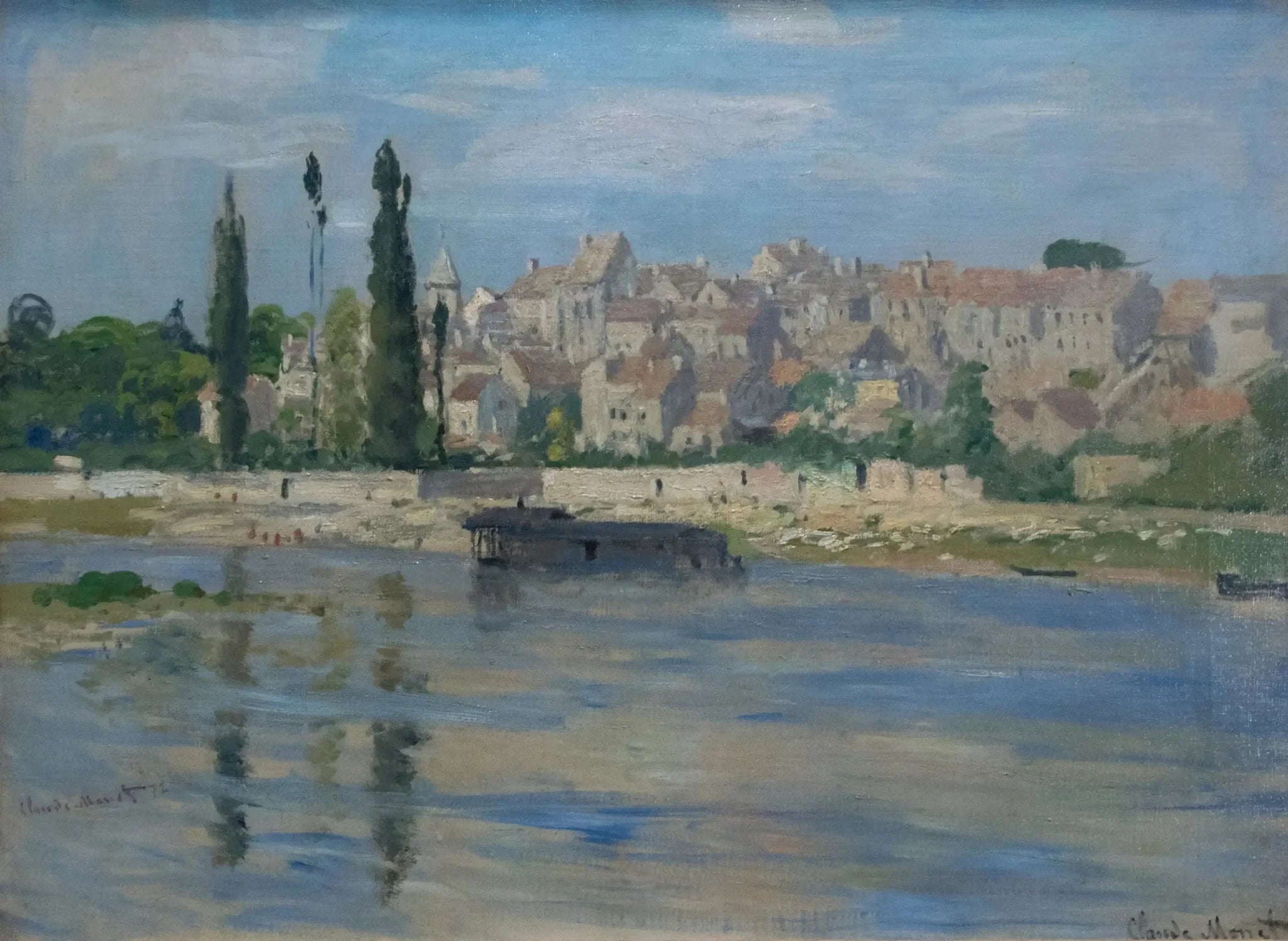 Carrières-Saint-Denis - Claude Monet image 1 tableau peint à l’huile sur toile