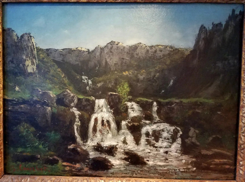 Cascata di Ornans - Gustave Courbet