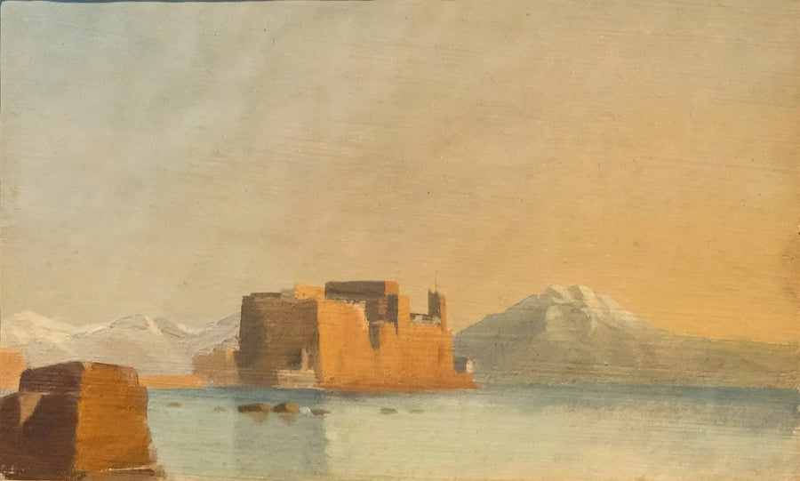 Castello dell'Ovo e il golfo di Napoli - Edgar Degas