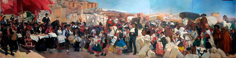 Castiglia, la festa del pane - Joaquín Sorolla