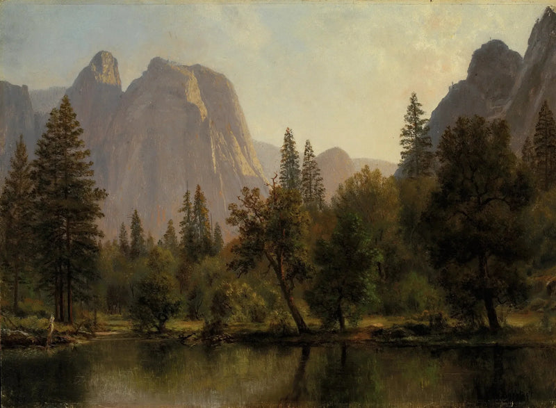 Cathedral Rocks, valle di Yosemite - Albert Bierstadt