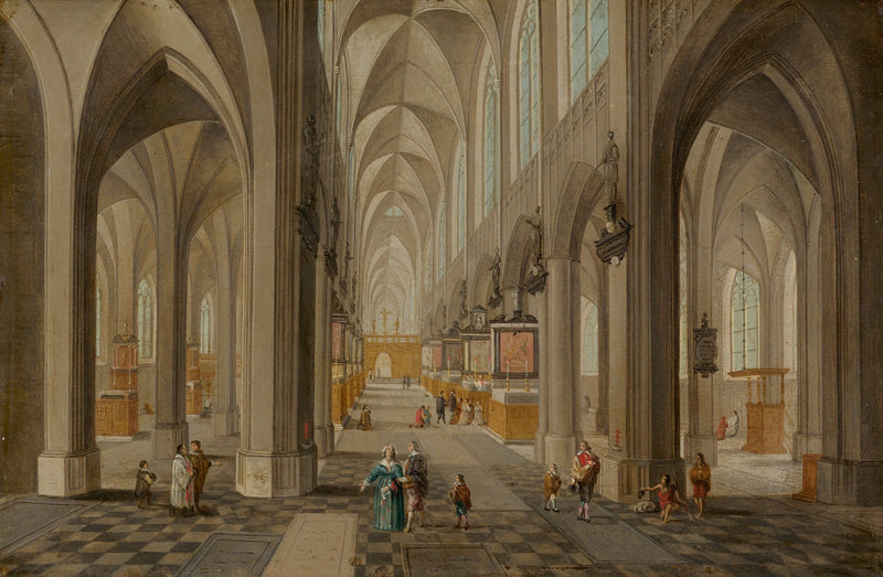 Cathédrale d'Anvers - Peeter Neeffs the Elder