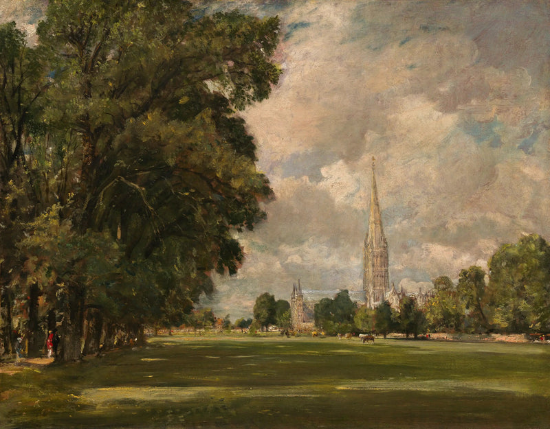 Cattedrale di Salisbury da Lower Marsh Close - John Constable