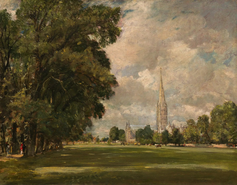 Cattedrale di Salisbury da Lower Marsh Close - John Constable