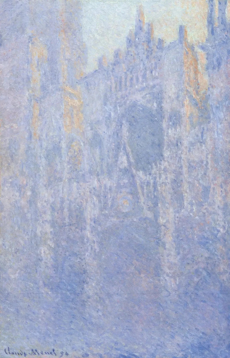 Cattedrale di Rouen, nebbia mattutina W1352 - Claude Monet