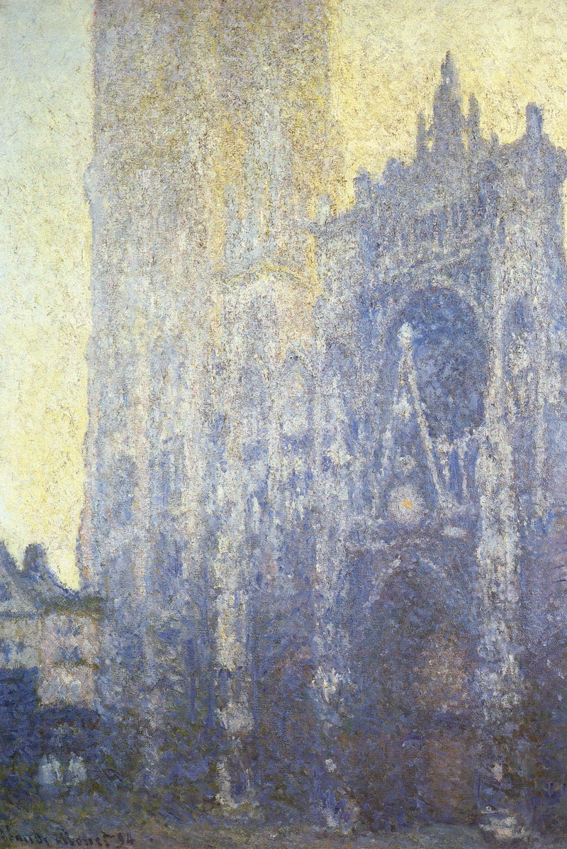 Cattedrale di Rouen, effetto mattina W1347 - Claude Monet