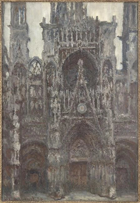 Cattedrale di Rouen, Brown Harmony W1319 - Claude Monet