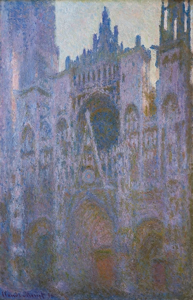Cattedrale di Rouen al mattino, dominante rosa W1353 - Claude Monet