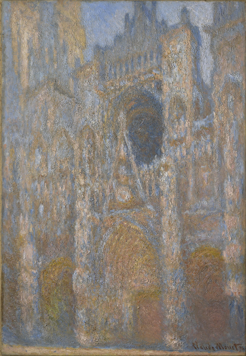 Cattedrale di Rouen, facciata in pieno sole W1358 - Claude Monet