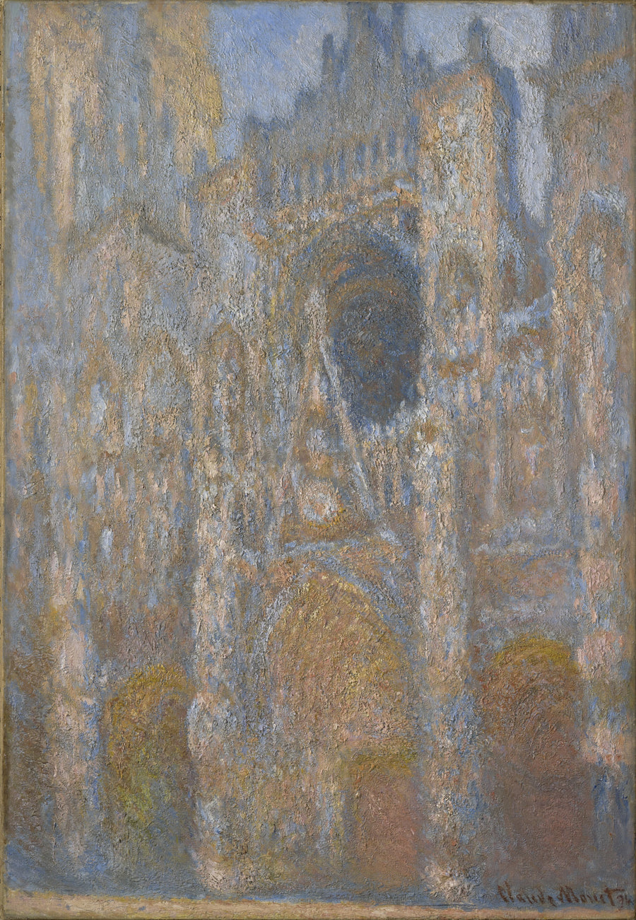 Cattedrale di Rouen, facciata in pieno sole W1358 - Claude Monet