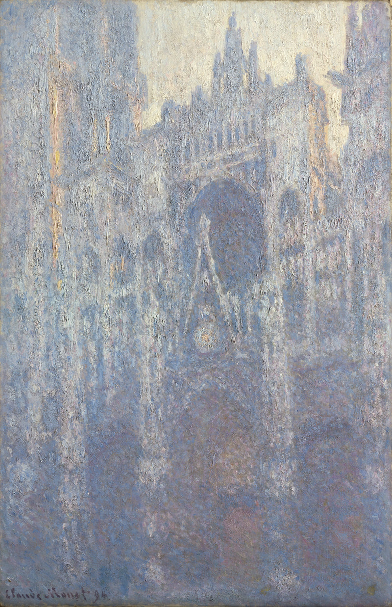 Il Portale della Cattedrale di Rouen, effetto mattina W1354 - Claude Monet
