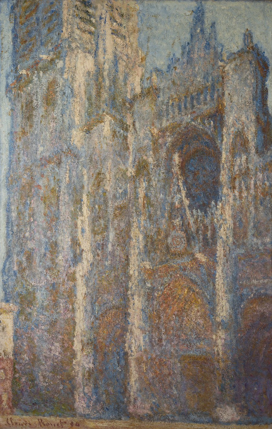 Cattedrale di Rouen, il portale e la torre di Albane, mezzogiorno W1350 - Claude Monet