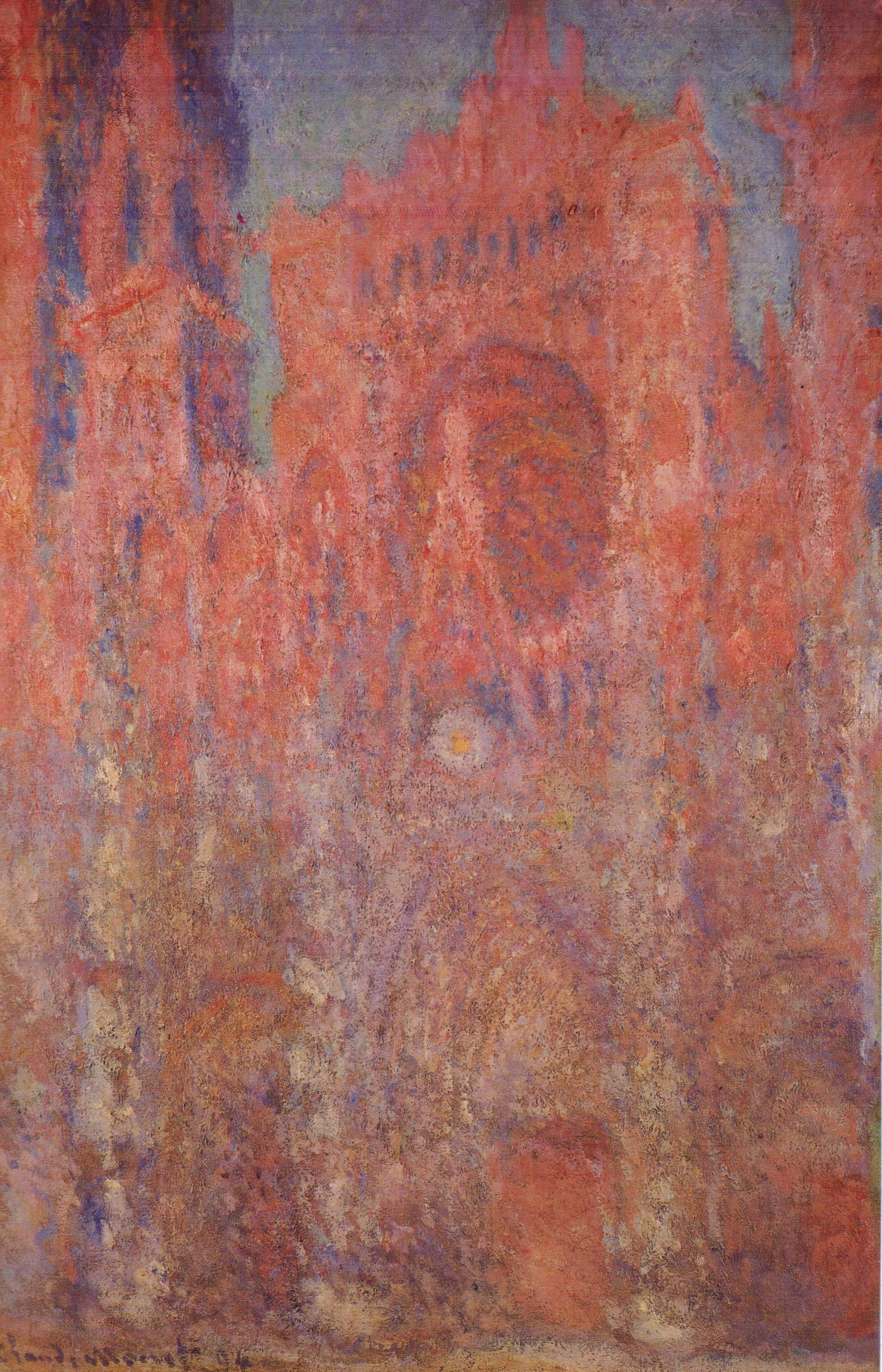 La Cathédrale de Rouen, le portail de Claude Monet, 1892 – Pola Museum of Art 006-0510, Wildenstein 1328