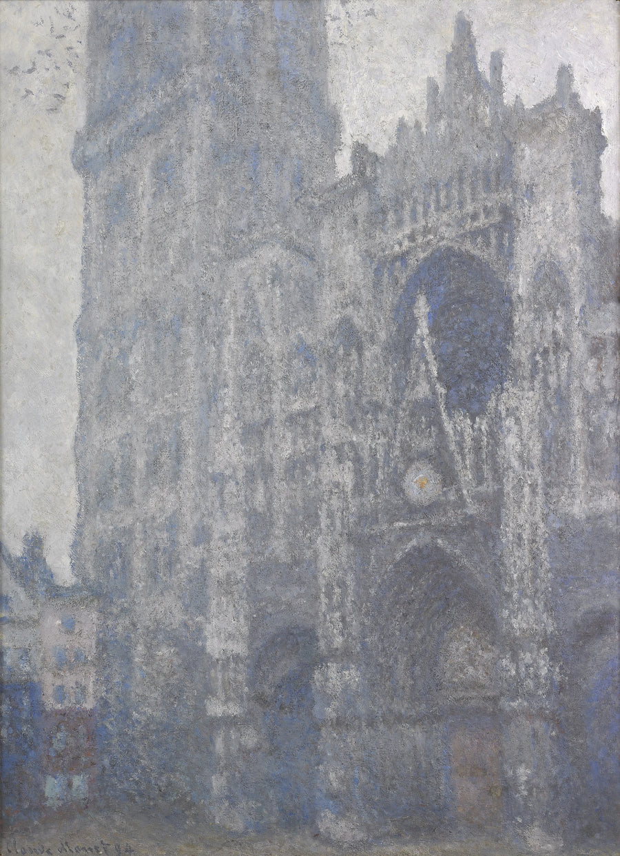 Cattedrale di Rouen, tempo grigio W1345 - Claude Monet