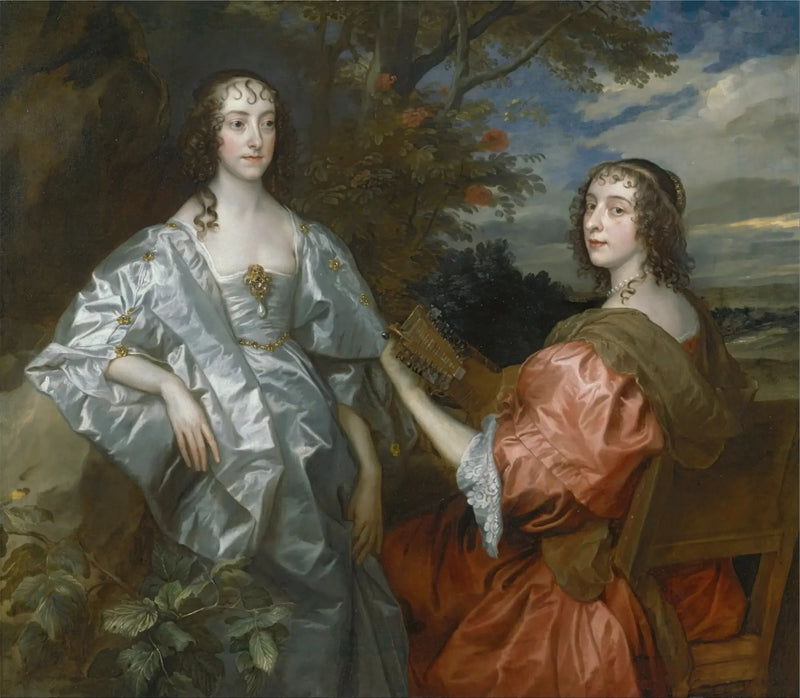 Catherine, contessa di Chesterfield, e Lucy, contessa di Huntingdon - Antoine van Dyck