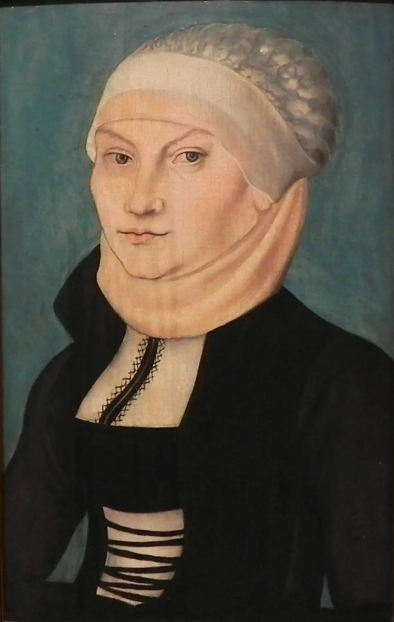 Catherine de Bora, en busto, mirando hacia la izquierda - Lucas Cranach the Elder