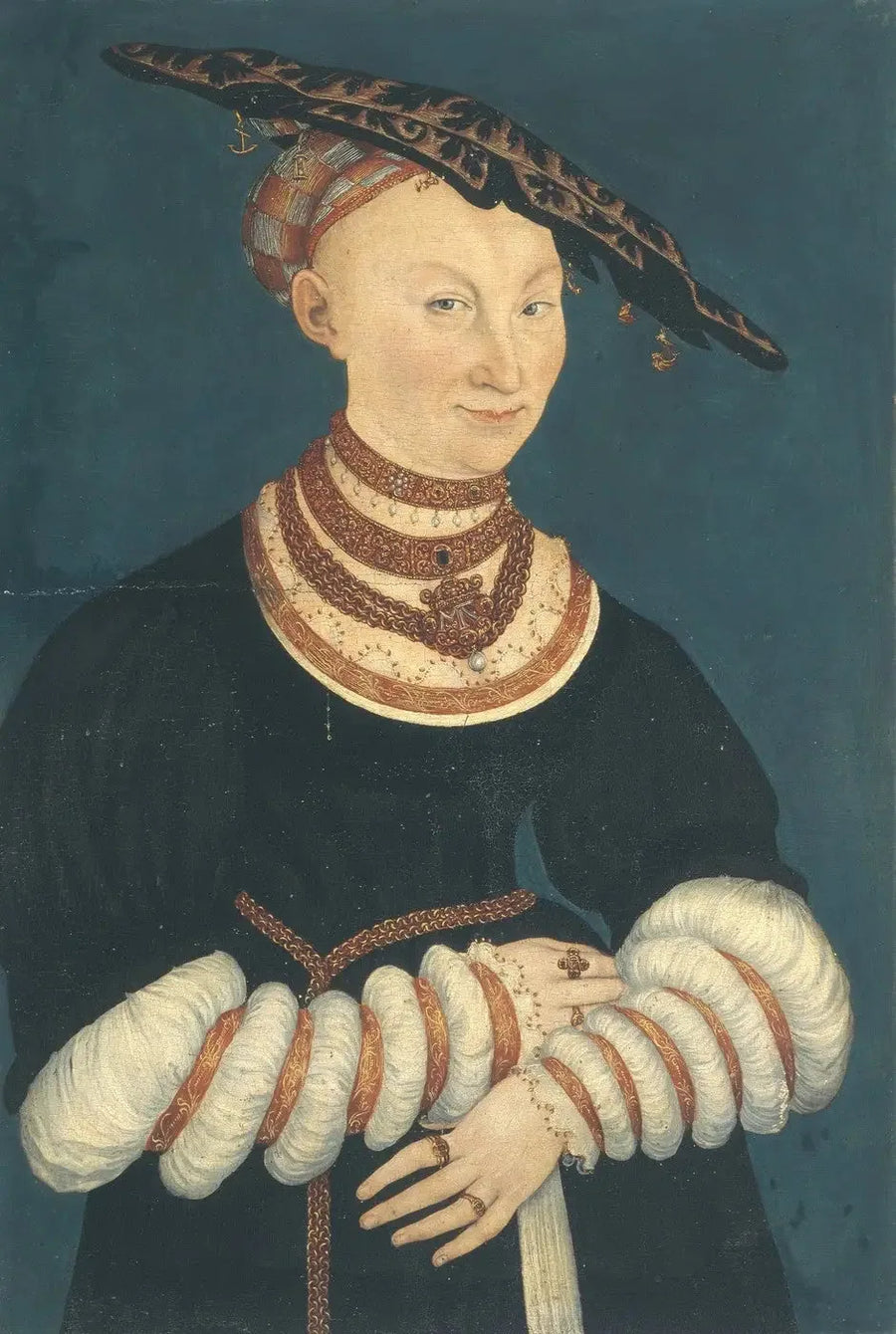 Catherine de Mecklembourg, duchesse de Saxe (1487-1561) - Lucas Cranach l'Ancien