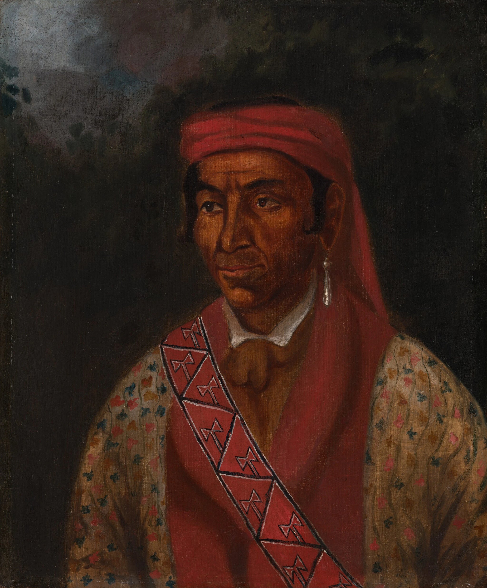 Cavalier en chef des Séminoles - American 19th Century