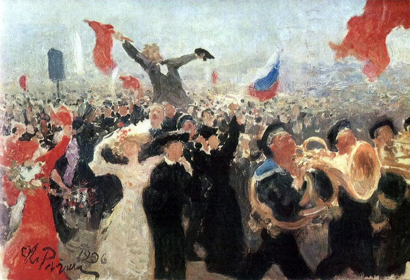 Celebrazione del Manifesto del 17 ottobre 1905 - Ilya Repin