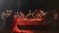 Attorno alla Tavola Rossa - Ultima Cena in chiaroscuro