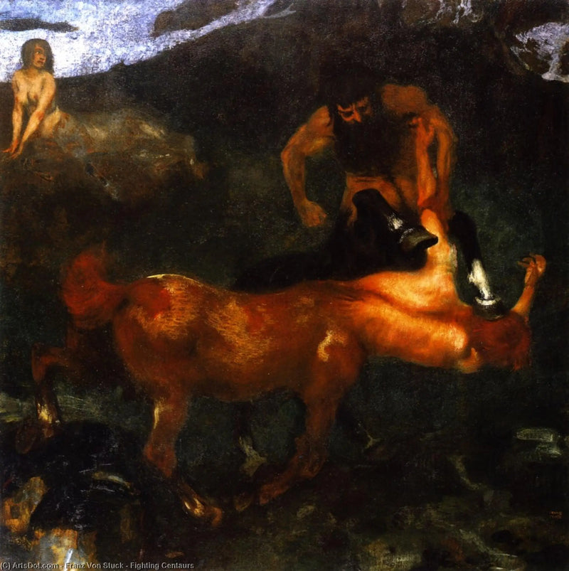 Centaure in Combattimento - Franz Von Stuck