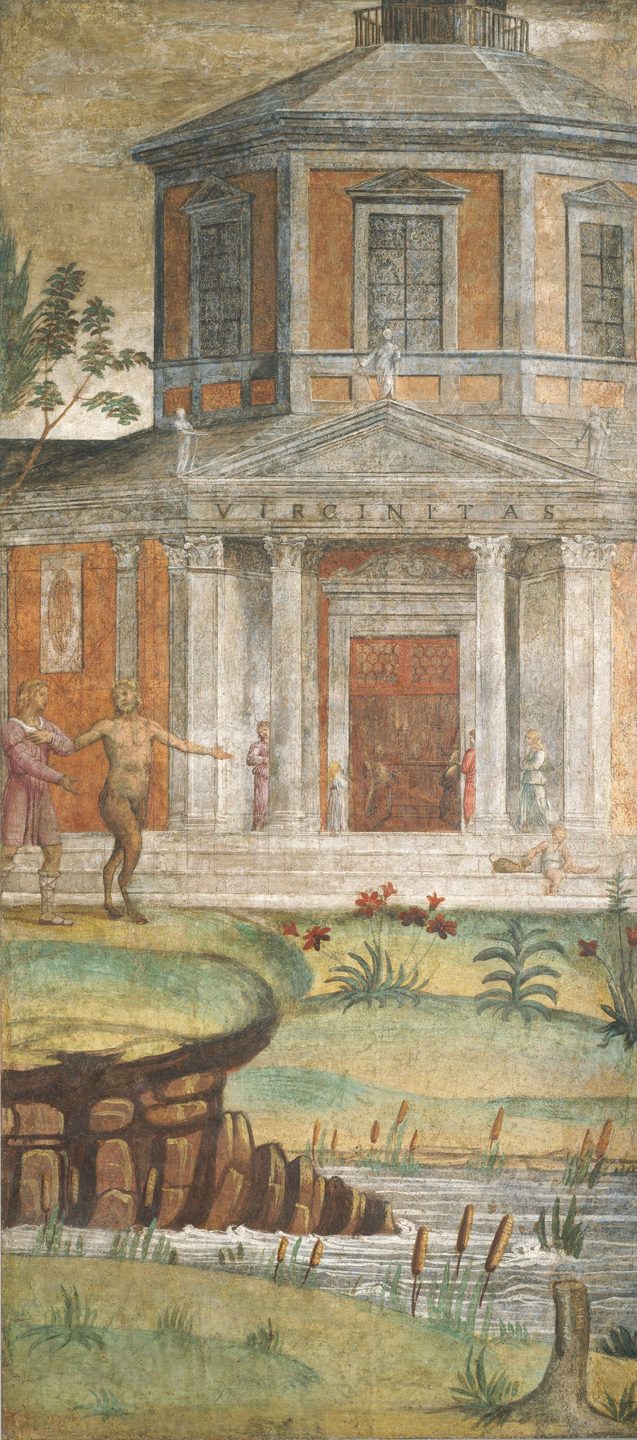 Cefale e Pan al tempio di Diana - Bernardino Luini