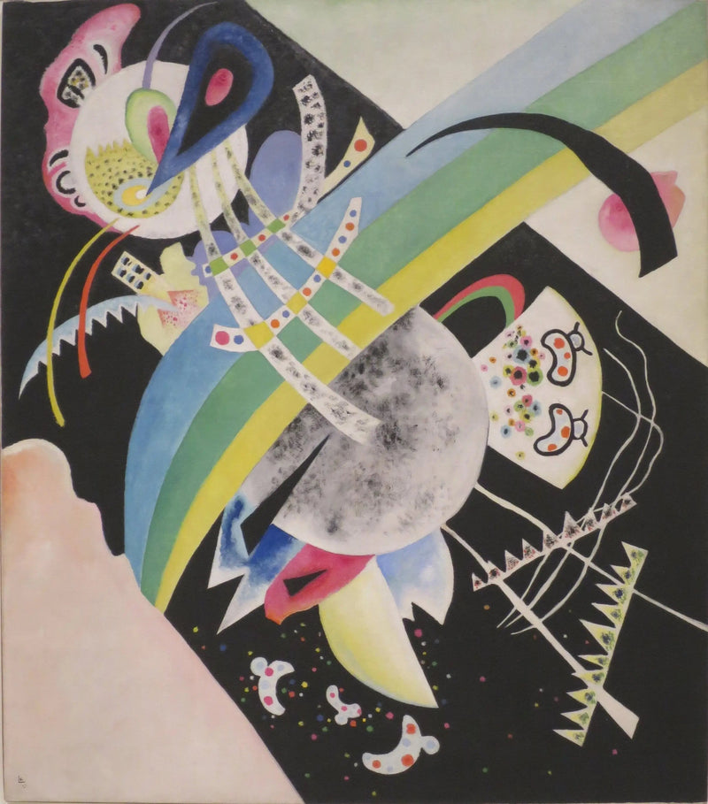 Cerchi su sfondo nero - Vassily Kandinsky