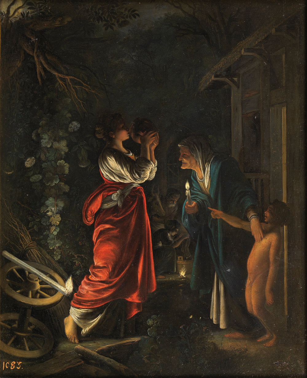 Cérès dans la maison d'Hécube - Adam Elsheimer image 1 reproduction artisanale de tableau