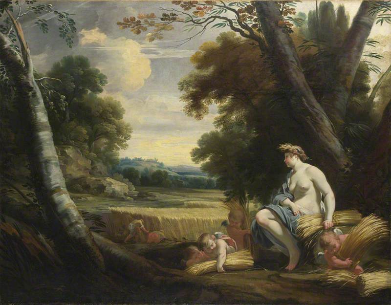 Cérès e dei cupidi mietendo - Simon Vouet