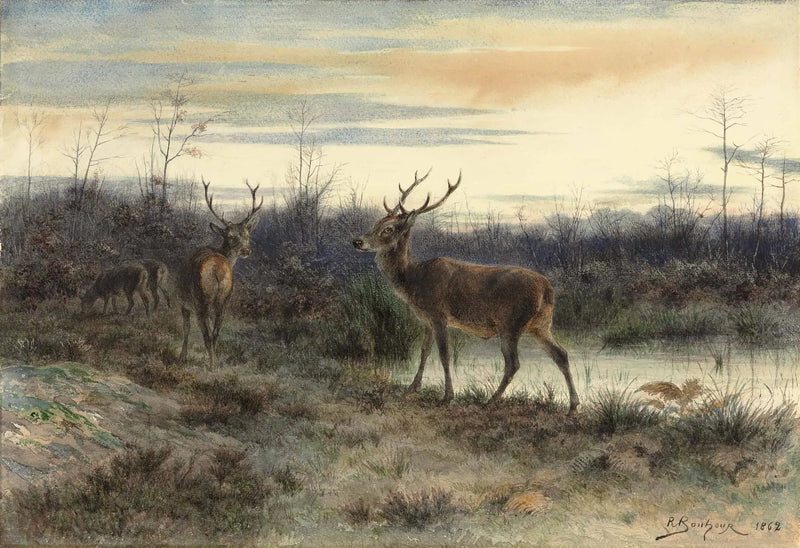 Cervi nella foresta di Fontainebleau - Rosa Bonheur