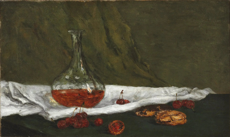 Ciliegie e caraffa - Paul Gauguin