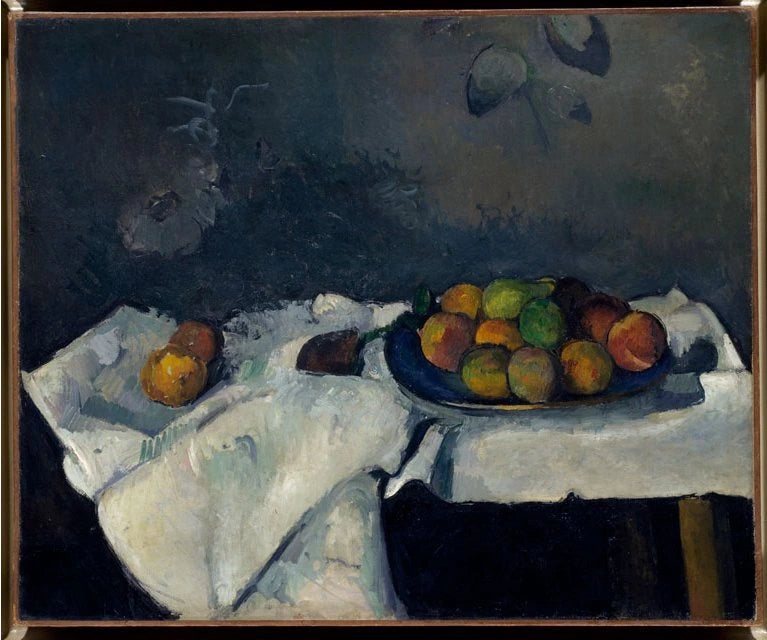 Piatto di pesche - Paul Cézanne