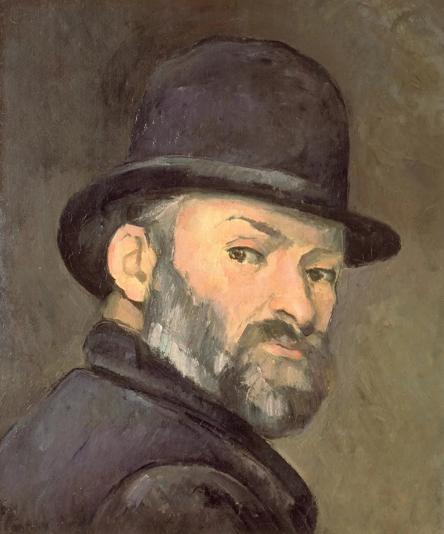 Cezanne con il cappello a bombetta - Paul Cézanne