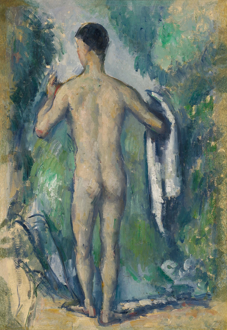 Bagnante in piedi, vista da dietro - Paul Cézanne