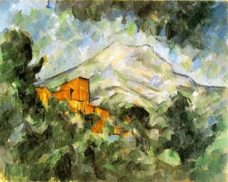 La Montagna Sainte-Victoire e Château Noir - Paul Cézanne
