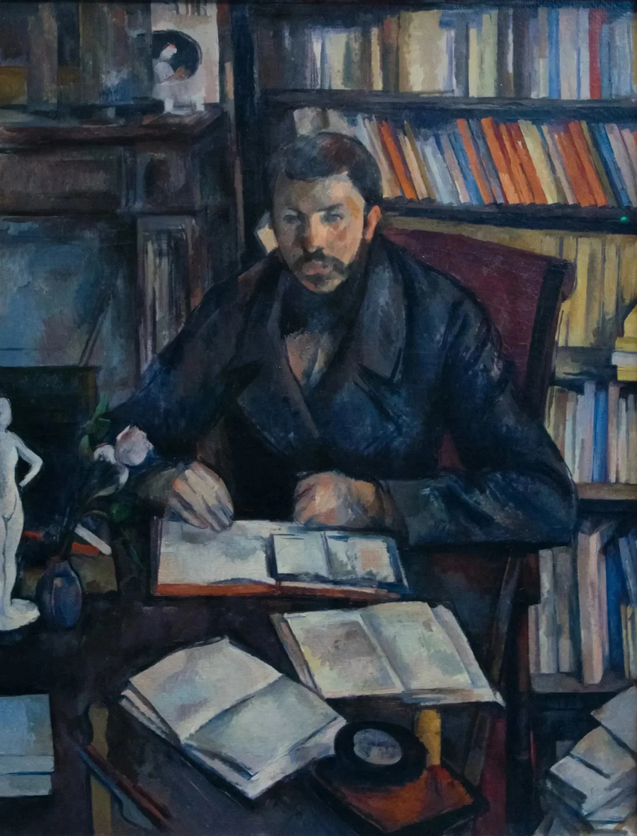 Ritratto di Gustave Geffroy - Paul Cézanne