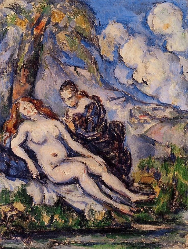 Bethsabée, o la casta Susanna - Paul Cézanne