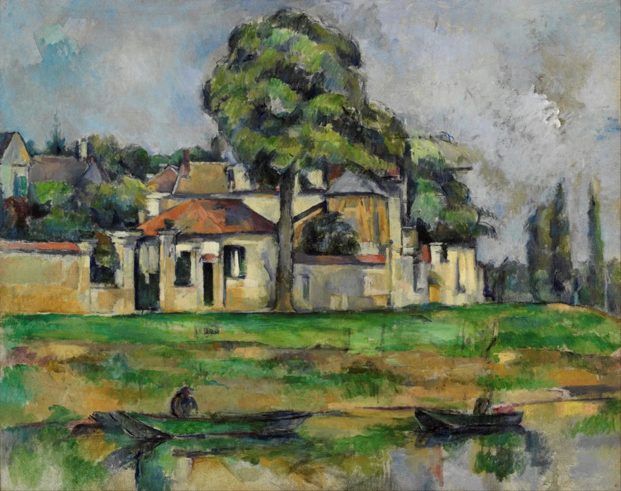 Il sentiero di traino sulle rive della Marna a Créteil - Paul Cézanne